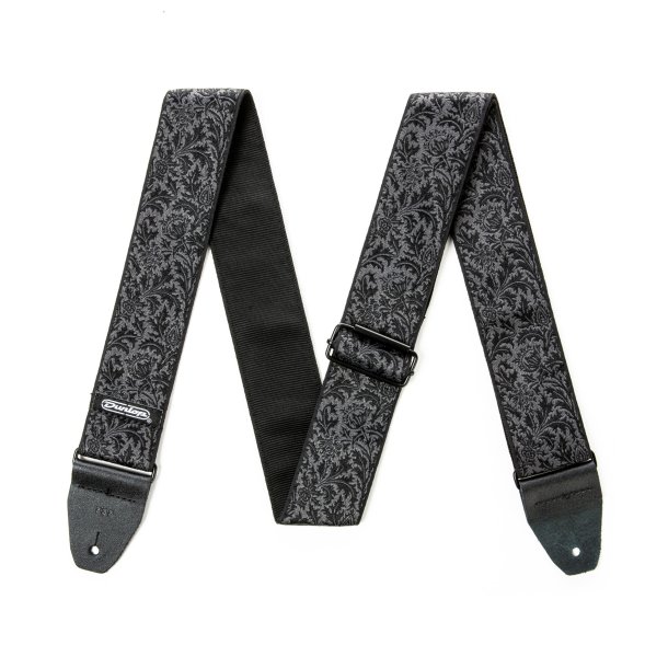 Dunlop D67-14 Jacquard Strap Black Thistle